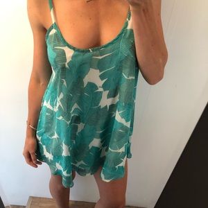 Show Me Your MuMu Dress Palm Print